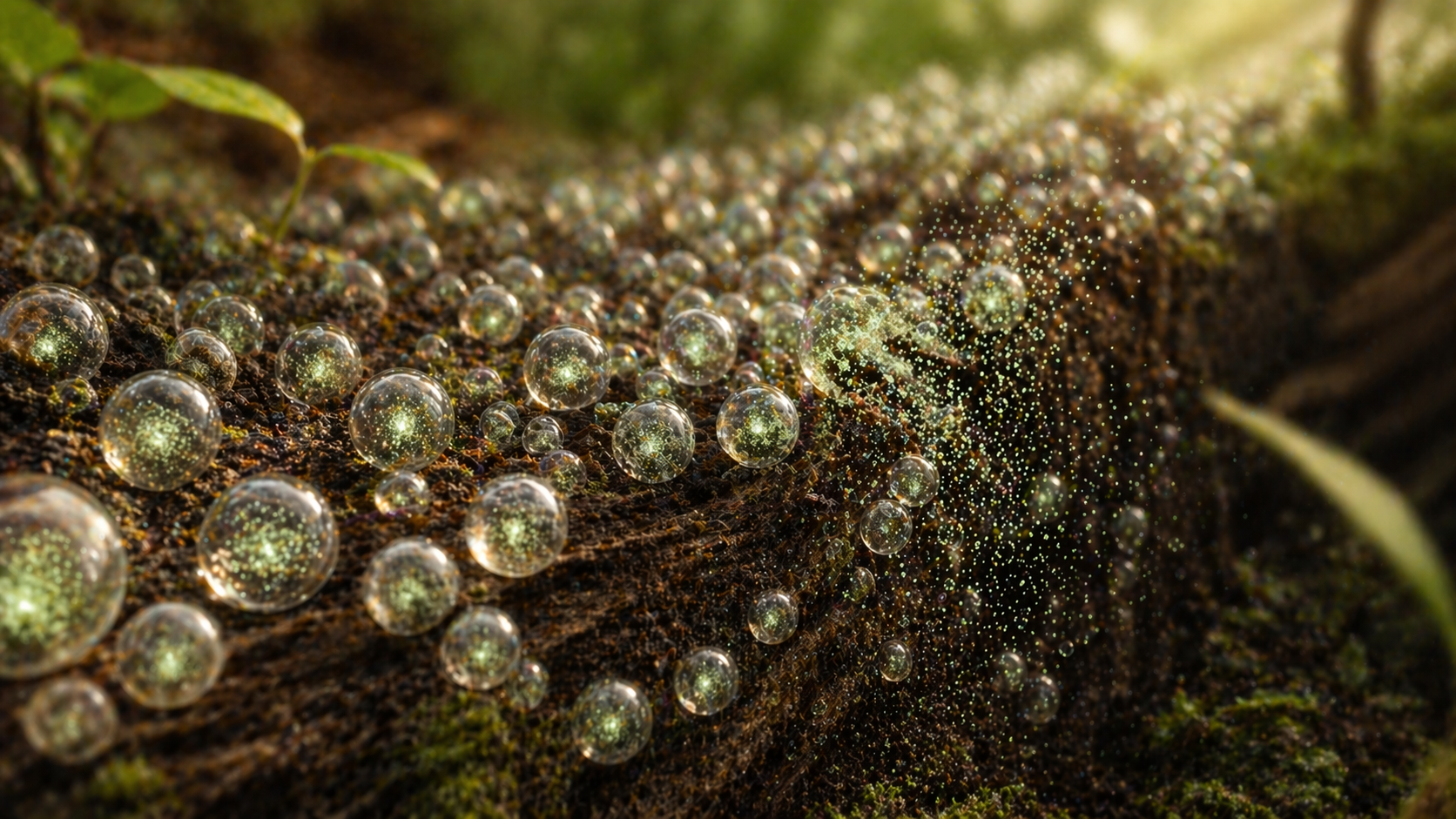 Time-released microencapsulated pest control droplets